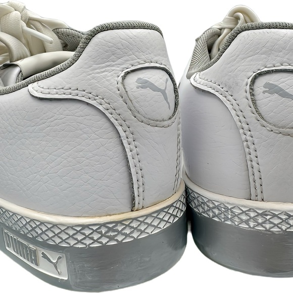 🌺PUMA Leather Lace-up Sneakers Smash Cat Sneakers. One-Of-A-Kind🌸🌺 - Picture 9 of 16